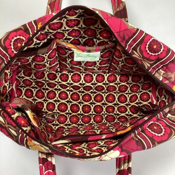 Vera Bradley Carnaby Shoulder Bag Purse Retired Print - Picture 6 of 11